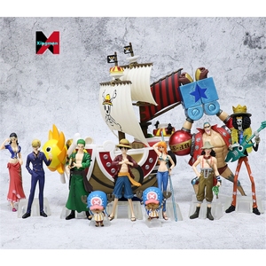 XM 10 pz/set Luffy Zoro Sanji Nami robin action Usopp Chopper <span class=keywords><strong>Brook</strong></span> Franky 2 anni dopo Ver. Giocattoli modello una figura a pezzi