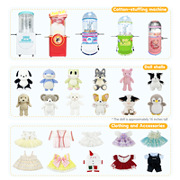 Máquina de Relleno de Peluches Estándar Europeo, 2 Boquillas, Máquina para Hacer Juguetes de Peluche, 220V, Certificación CE