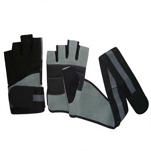 Gants de fitness unisexes Saibro à demi-doigts, en maille, avec sangle de poignet réglable, pour la musculation - Product Image 2
