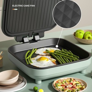 เครื่องทำแพน<span class=keywords><strong>เค้ก</strong></span>ไฟฟ้าทรงสี่เหลี่ยมรุ่นใหม่ <span class=keywords><strong>แบบ</strong></span>ลึกขึ้น ขนาดใหญ่ขึ้น กระทะเคลือบสารกันติดสองด้าน ควบคุมด้วยระบบกลไก สำหรับใช้ในครัวเรือน - Product Image 1