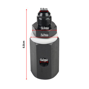 <b>Modified</b> Fuel Tank Exhaust Check Valve AN6 AN8 AN10 3/4 In Aluminum <b>Plastic</b> Stainless Steel Oil Ventilation Connector - Product Image 1