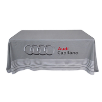 Nappe publicitaire personnalisée avec logo, impression couleur, pour extérieur, 4ft, 6ft, 8ft, pour cocktail, salon professionnel, housse de table
