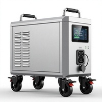 Station de recharge rapide portable pour véhicules électriques 40 kW, batterie LiFePO4 GB TYPE2, BESS, OCPP, chargeur intelligent d'urgence pour véhicules électriques sur route