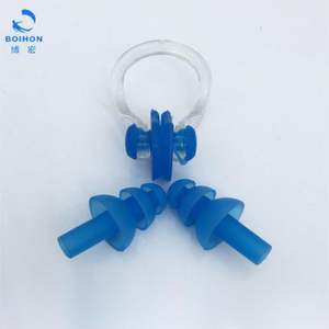 Pince-nez souple protection de natation Ensemble de natation TPR Bouchons d'<span class=keywords><strong>oreille</strong></span> de natation et pince-nez <span class=keywords><strong>pour</strong></span> sapin de Noël - Product Image 6