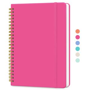 OEM A5 Notebook 5x7 Spiral Bound 70 Sheets Leather Strap Personalized Printing School Office Use - Product Image 1
