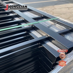 Thiết kế hiện đại hàng rào ngoài trời hàng rào sắt rèn với kẽm - Product Image 4