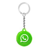Smarte NFC-Visitenkarte mit Chip-Tag-Schlüsselanhängern, Social Media Epoxy NFC-Schlüsselanhänger Instagram