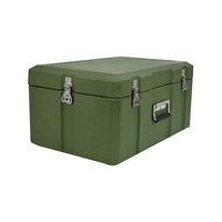 Valise de transport portable antichoc en plastique rigide pour outils, étanche et protectrice, en rotomoulage