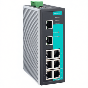 Moxa สวิตช์จัดการ EDS-408A-EIP 8พอร์ตอีเธอร์เน็ตรางดีนสวิตช์องค์กรอุตสาหกรรม - Product Image 2