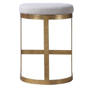 Tabouret de Bar rembourré en tissu velours, Base en acier inoxydable de haute qualité, tabouret de comptoir, Bar de <span class=keywords><strong>cuisine</strong></span> pour la maison - Product Image 4