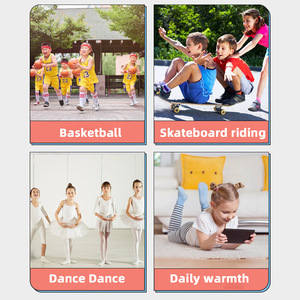 Set di 4 Protezioni per Bambini: Ginocchia, Gomiti, Caviglie e Polsi, Attrezzatura Protettiva Traspirante in Maglia per Ciclismo, Skateboard e Sport - Product Image 6