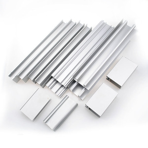 La fábrica <span class=keywords><strong>extruye</strong></span> y produce perfiles de aluminio industriales de plata anodizada estándar nacional - Product Image 2