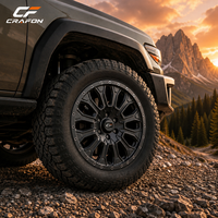 Jantes forgées CF 6x139.7 PCD, nouvelles jantes en alliage d'aluminium 6061-T6 robustes pour SUV 4x4 de luxe, Hilux Prado ODM