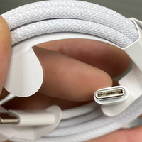 Cable de Datos USB-C a USB-C de Nailon de Alta Calidad, 1M, PD60W, Cable Trenzado de 60W, 3 pies/6 pies, para Teléfono 17, 15, 16, Cables de Carga Rápida