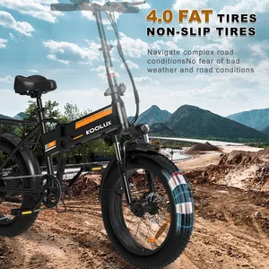 OEM/ODM usine 36V 250W vélo électrique 30 km/h vélo électrique à gros pneus vélo électrique 20 pouces