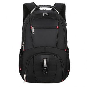 Custom Logo Business Waterproof School Laptop Backpack with Zipper Closure USB Charging Anti-Theft Features Smart Travel Unisex - Product Image 2