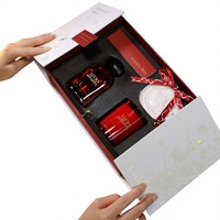 Boîte cadeau d'aromathérapie artisanale de style chinois, bougie parfumée haut de gamme, sans fumée, huile essentielle, parfum d'ambiance, rose, ambre