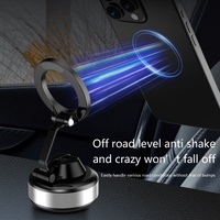 Support de téléphone portable magnétique flexible imperméable de haute qualité pour tableau de bord de voiture, rotation à 360 degrés, hauteur réglable, en aluminium