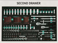 Kit d'outils en mousse EVA 368 pièces - Ensemble d'outils mécaniques tout-en-un avec douilles, clés, tournevis et pinces pour l'automobile, la maison et l'atelier