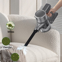 Aspirateur vertical intelligent sans fil léger 4 en 1 avec écran LED, 26000 Pa, pour poils d'animaux, tapis, voiture, sol