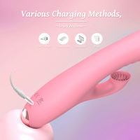 Wasserdichtes Silikon Erwachsenen-Sexspielzeug für Frauen Paare Rabbit Vibrator Klitoris-Sauger G-Punkt Dildo Doppelmotor Kraftvolle Vibration