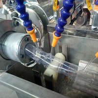 Ligne de production de tubes et de tuyaux flexibles transparents en PVC, en fibre de PVC, tressée, renforcée en plastique
