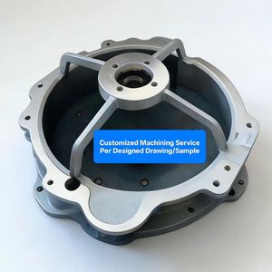 Custom CNC Machining Casting <b>Service</b> Aluminum Alloy ADC12 A380 Zinc Die Casting Hydraulic Pump Components Parts OEM <b>Bell</b> Housing - Product Image 1