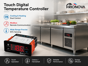 Contrôleur de température numérique Frionova 30A Relais Modbus TTL Dégivrage manuel Refroidissement Chauffage Thermostat Pièces de réfrigération 1 - Product Image 1