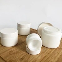 Pot en porcelaine blanche résistant aux enfants, 2 oz, opaque et résistant aux UV, pour l'emballage de fleurs, herbes et tabac de qualité supérieure