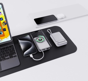 Mini <span class=keywords><strong>batterie</strong></span> <span class=keywords><strong>externe</strong></span> 10 000 mAh, power bank magnétique sans fil, chargeur portable pour <span class=keywords><strong>iPhone</strong></span>, <span class=keywords><strong>batterie</strong></span> <span class=keywords><strong>externe</strong></span> - Product Image 4