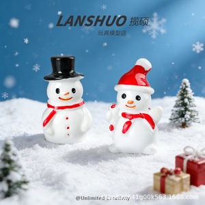 Lanshuo - Colgante de Resina con Diseño de Muñeco de Nieve Navideño, Juego de Joyería DIY con Temática de Dibujos Animados, Adorno de Regalo - Product Image 3