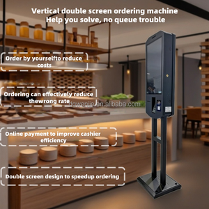 Terminal Punto de Venta para Restaurantes, Kiosco de Autoservicio de Doble Cara de 21.5 Pulgadas con Caja Registradora, Tableta <span class=keywords><strong>iPad</strong></span> para Pedidos - Product Image 3