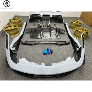 Nuevo kit de carrocería de repuesto estilo Speciale, de fibra de carbono brillante con tejido de sarga, envasado al vacío, con ruedas, para 458 Italia Spider - Product Image 5