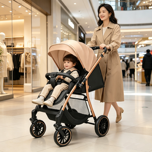 <span class=keywords><strong>Carrito</strong></span> de Bebé Todoterreno Compacto, Lavable y Duradero JXB High Landscape, Ideal para Viajes en Avión - Product Image 1
