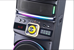 Nouveau Système Sonore Subwoofer DJ Double 12 Pouces d'Extérieur pour Fête avec Éclairage LED RGB pour Home Cinéma - Product Image 5