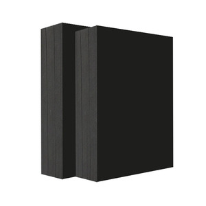 Offre Spéciale 180gsm 300gsm 70x100cm pâte de bois vierge papier noir épais/feuille de carton carton de couleur noire - Product Image 2