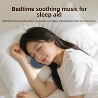 Nouveau Haut-parleur d'oreiller sans fil à piles pour la maison, le dortoir, la musique, le bruit blanc pour le sommeil, mini compact, sortie 5W, avec minuterie et lecteur de carte