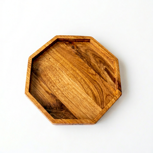 Bandeja de Servir de Madera Hecha a Mano de Primera Calidad para Cocina y Comedor, Bandejas Decorativas - Product Image 1