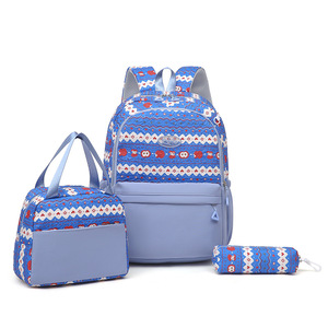 Custom Logo 3pcs Kids School Bag Set Cheap Boys Girls <b>Backpack</b> with Lunch Box and Pencil Case OEM Wholesale - Product Image 1