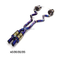 Knalpot Catback Bmw, knalpot kinerja tinggi dengan katup, harga grosir Untuk Bmw E90/e92/e93 M3 4.0l