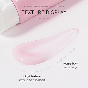 LAIKOU Lotion Corporelle Hydratante Éclaircissante Parfum Fleur de Cerisier Sakura Niacinamide 120g - Product Image 4