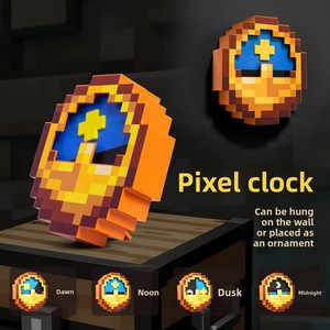 Игровой аксессуар для декора комнаты: часы-игрушка Pixel в стиле аниме (без материала) - Product Image 5