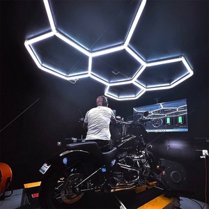 <span class=keywords><strong>Garage</strong></span> lumineux superbe d'hexagone de la grille 5 <span class=keywords><strong>LED</strong></span> allumant la lumière fonctionnante montée facile - Product Image 5