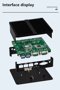 Industriële Mini Pc 2 Lan Ddr4 Intel <span class=keywords><strong>Core</strong></span> I3 I5 J1900 6 * Com 6 * Usb <span class=keywords><strong>Vga</strong></span> + HD-MI Industriële Machines Desktop <span class=keywords><strong>Computer</strong></span> - Product Image 6