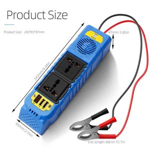 Convertisseur de courant portable mini onduleur type <span class=keywords><strong>crocodile</strong></span> 200W, convertisseur de courant DC 12V vers <span class=keywords><strong>220V</strong></span> 230V 240V AC, convertisseur de voiture DC vers AC, prix d'usine - Product Image 2