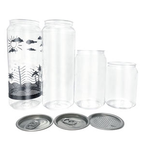 8oz 12oz 13oz 16oz 24oz trasparente per bevande per animali domestici lattine Pop. La Soda personalizzata può 250ml 330ml 500ml 750ml lattine per animali domestici per bevande - Product Image 3