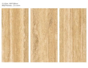 Phật sơn 600x1200 mét <span class=keywords><strong>travertine</strong></span> đá mềm linh hoạt đá gạch & tường vật liệu trang trí cho khách sạn và nội thất - Product Image 6