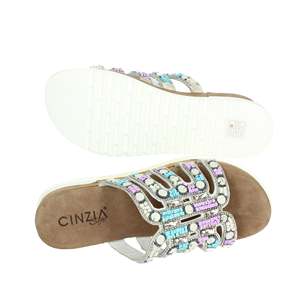 Cinzia <b>Soft</b> Donna Wedges Sandals Grigio Platform Women's <b>Shoes</b> - Product Image 6