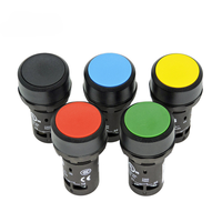 Tombol Tekan ABB CP1-10L-10 Asli 22mm Panel Mount Tipe Flush Biru 1NO Momentary Normally Open Saklar Tombol Tekan Industri