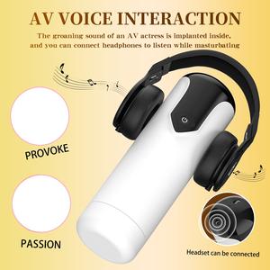 Auto telecomando elettrico degli uomini masturbatore tazza giocattolo del sesso con funzione di riscaldamento telescopica tazza per la masturbazione maschile - Product Image 5